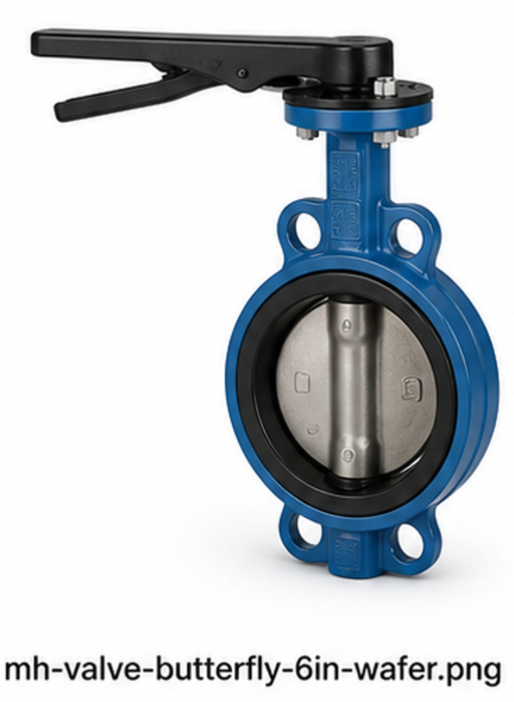 Butterfly Valve 6" Wafer