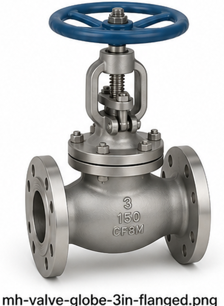 Globe Valve 3" Flanged